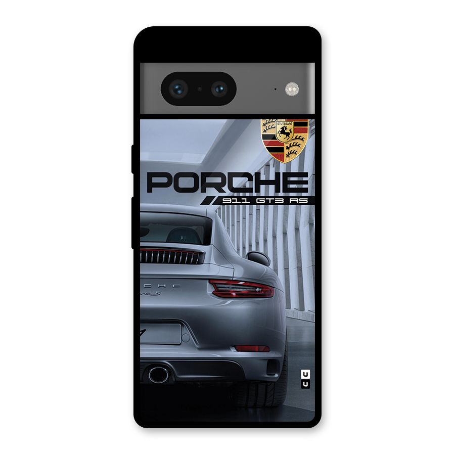 Classy Supercar Glass Back Case for Google Pixel 7