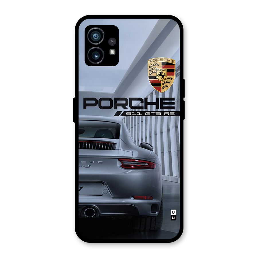Classy Supercar Glass Back Case for Nothing Phone 1