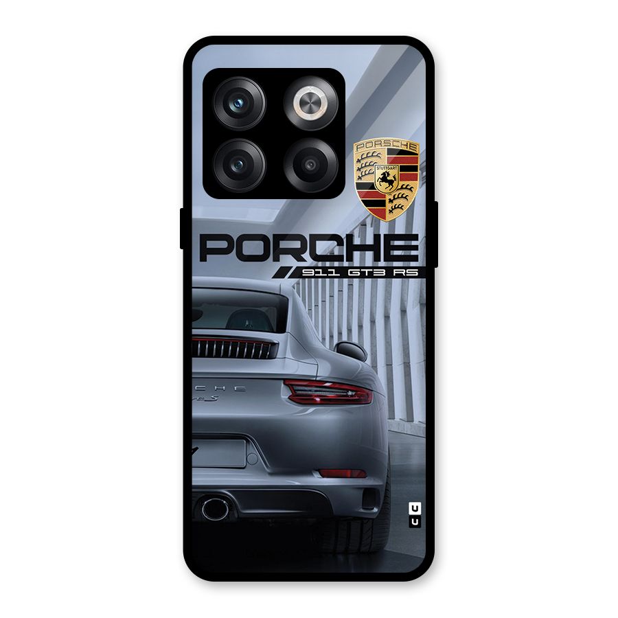 Classy Supercar Glass Back Case for OnePlus 10T