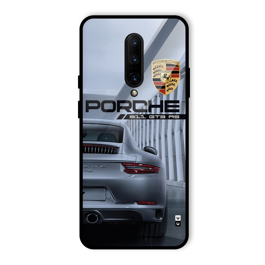 Classy Supercar Glass Back Case for OnePlus 7 Pro