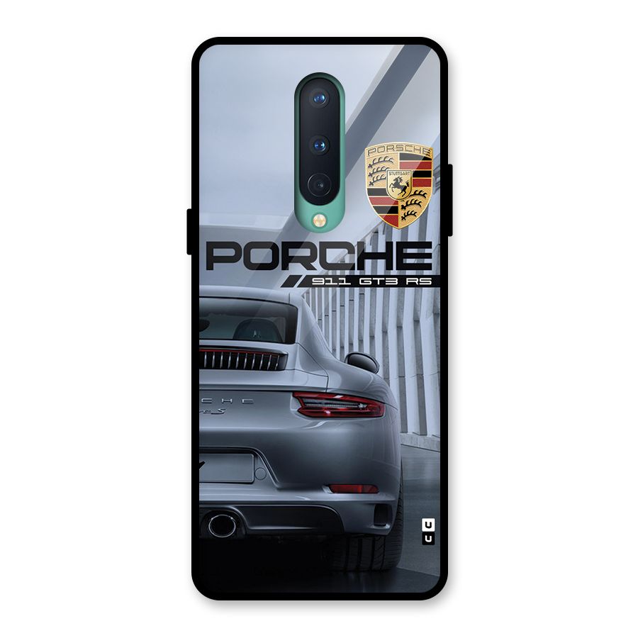 Classy Supercar Glass Back Case for OnePlus 8