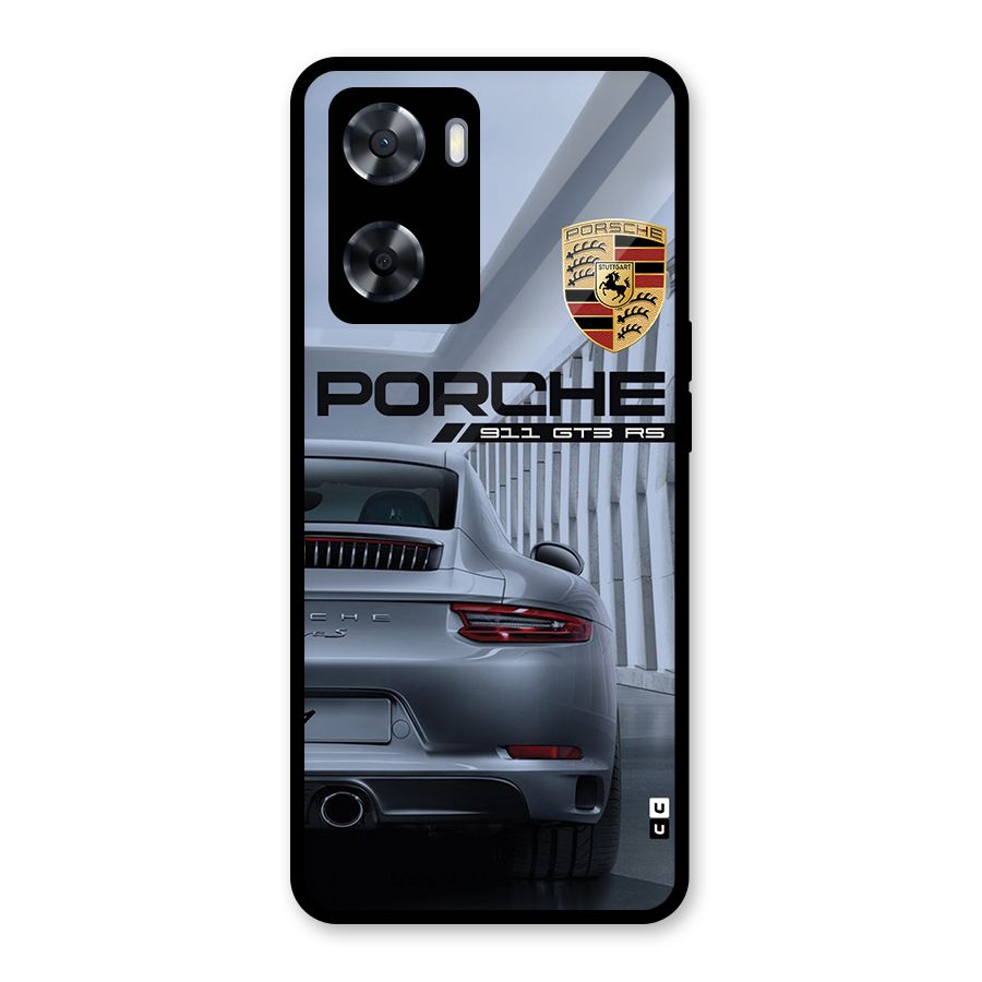 Classy Supercar Glass Back Case for OnePlus Nord N20 SE