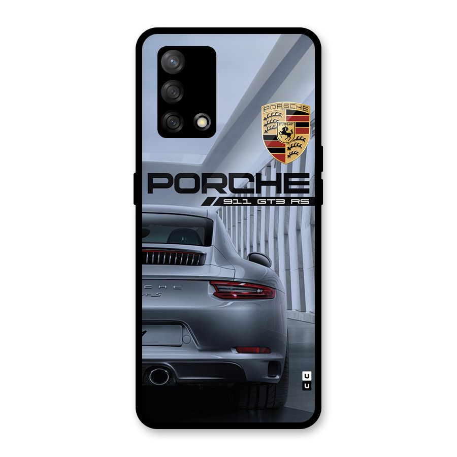 Classy Supercar Glass Back Case for Oppo F19