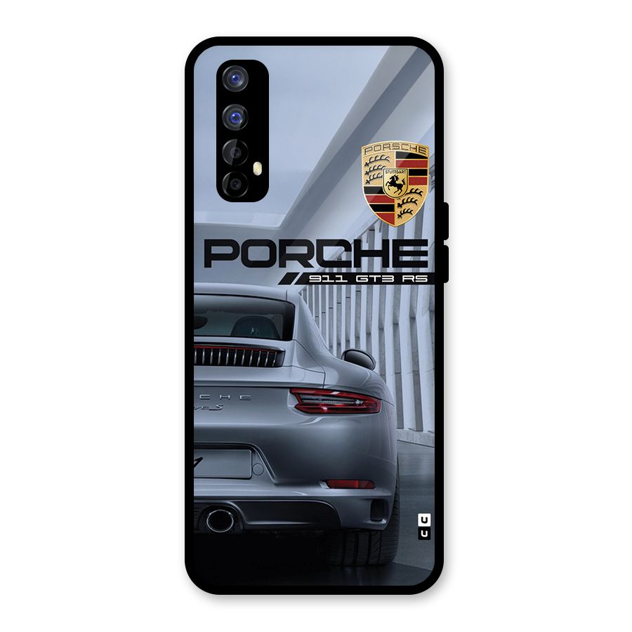 Classy Supercar Glass Back Case for Realme 7