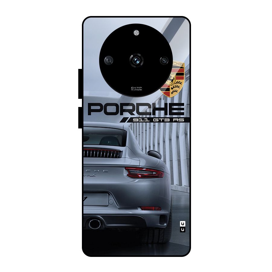 Classy Supercar Glass Back Case for Realme Narzo 60 5G