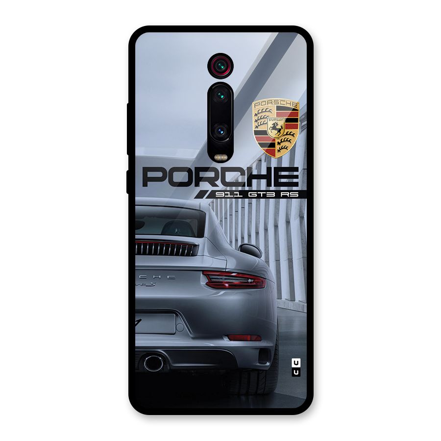 Classy Supercar Glass Back Case for Redmi K20