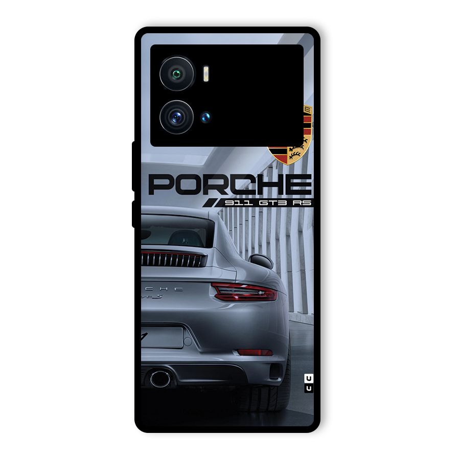 Classy Supercar Glass Back Case for Vivo iQOO 9 Pro