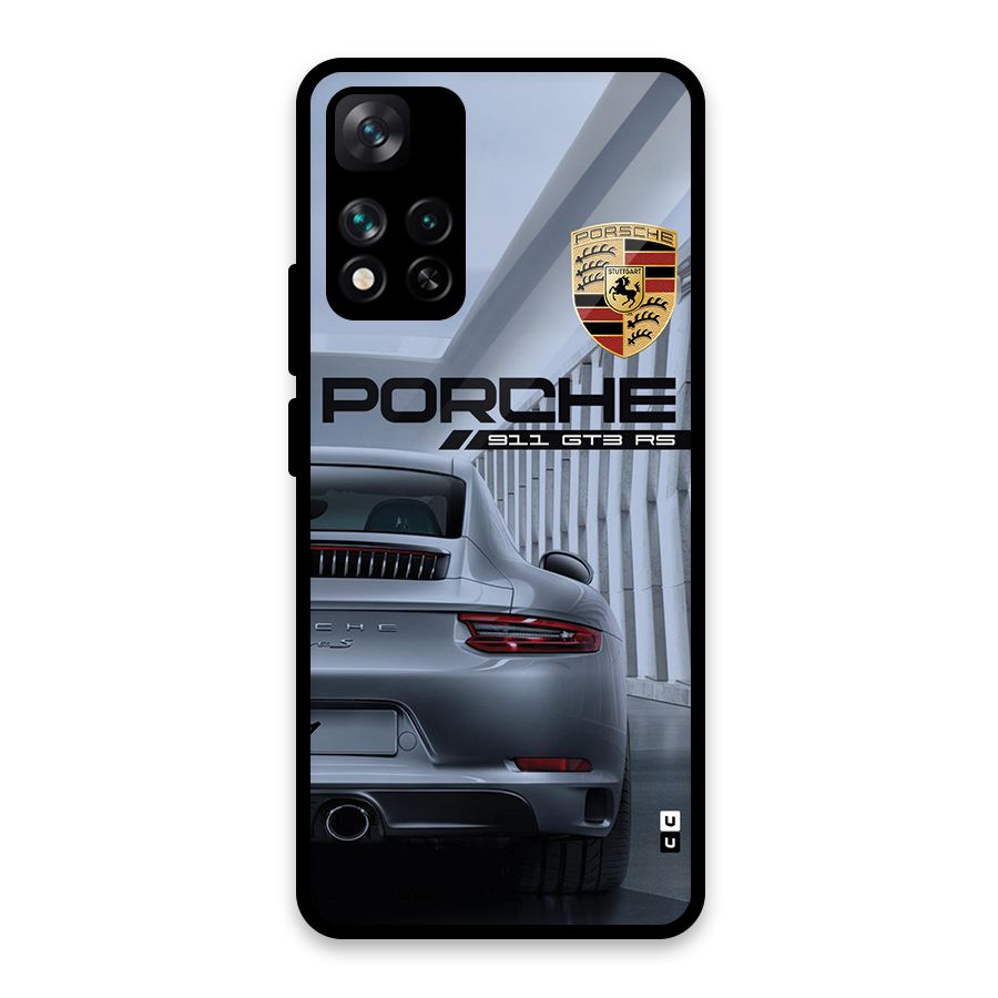Classy Supercar Glass Back Case for Xiaomi 11i 5G