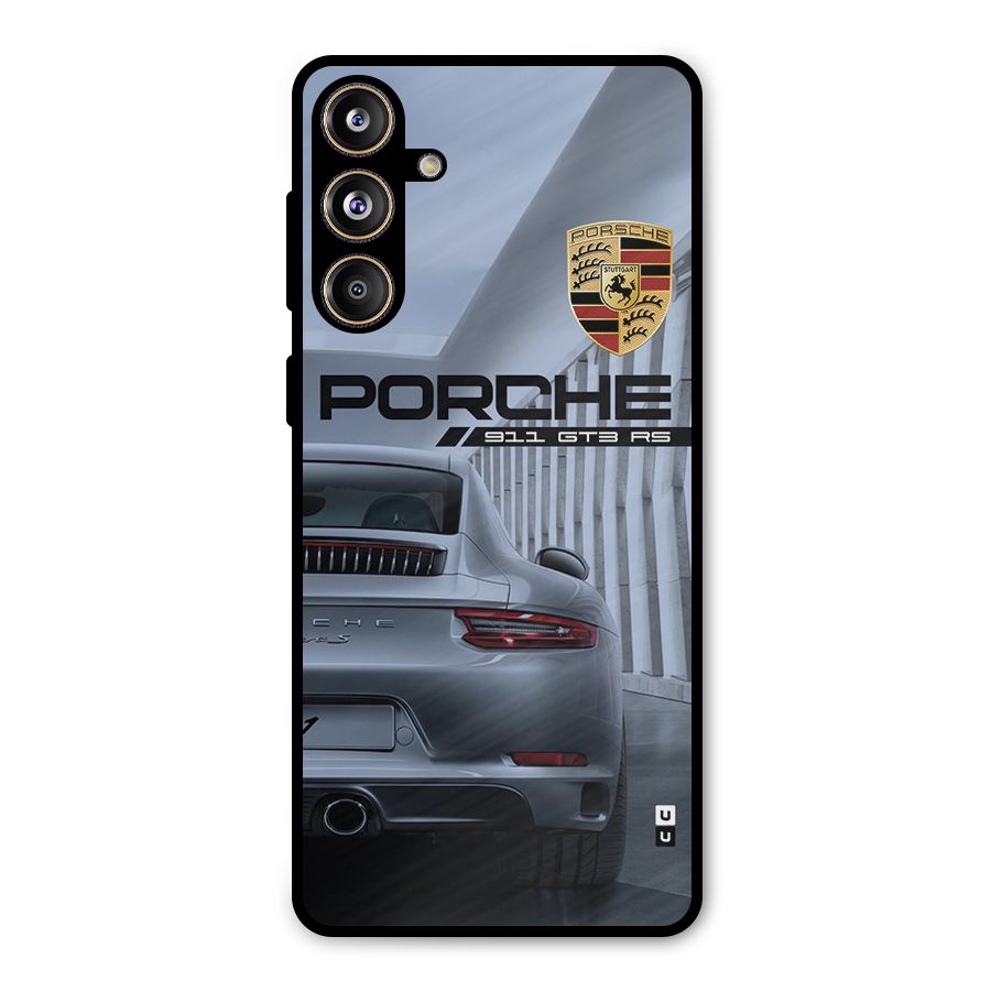 Classy Supercar Metal Back Case for Galaxy F55