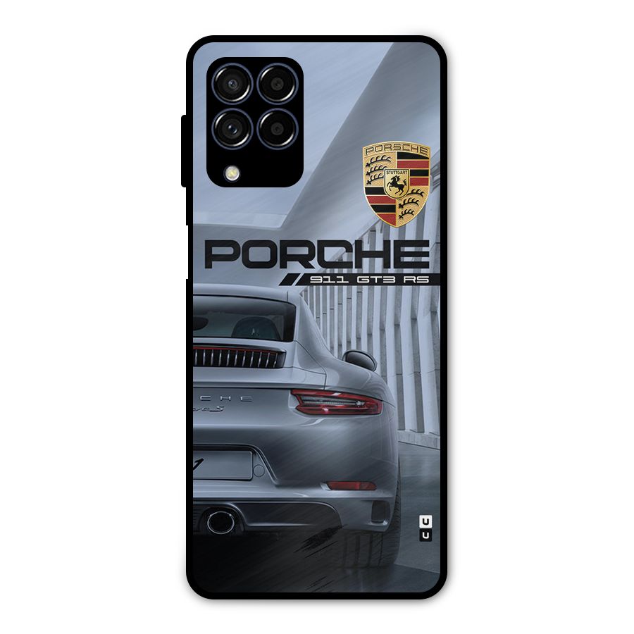 Classy Supercar Metal Back Case for Galaxy M53 5G