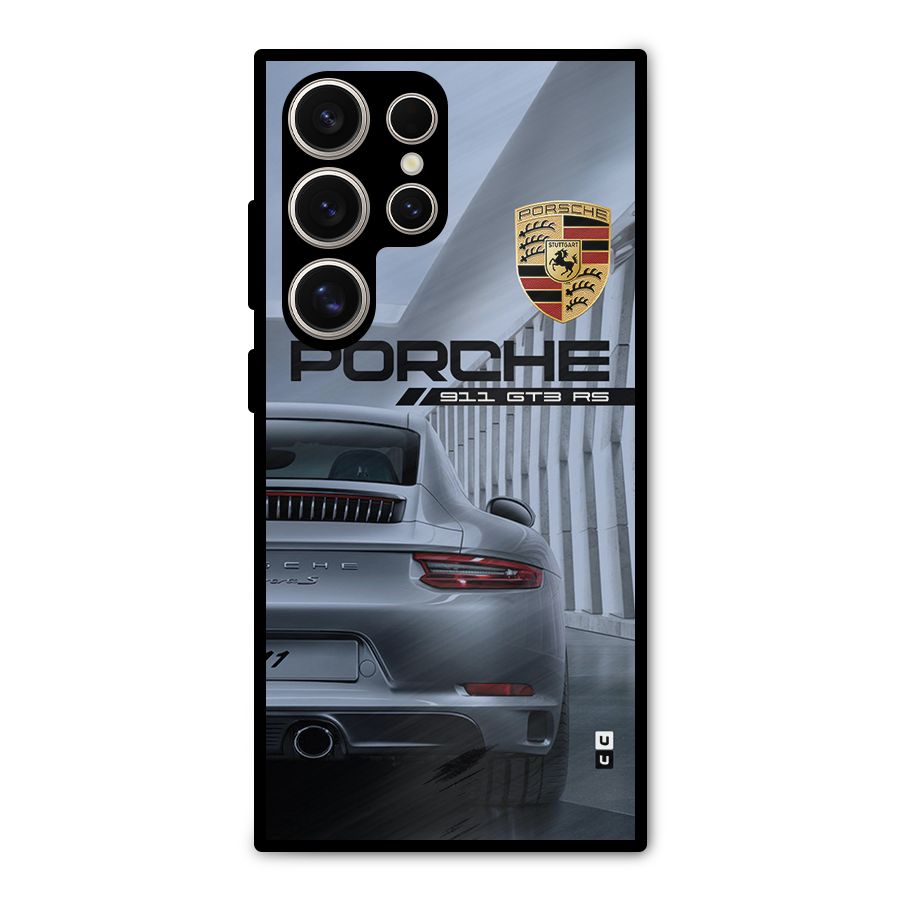 Classy Supercar Metal Back Case for Galaxy S24 Ultra
