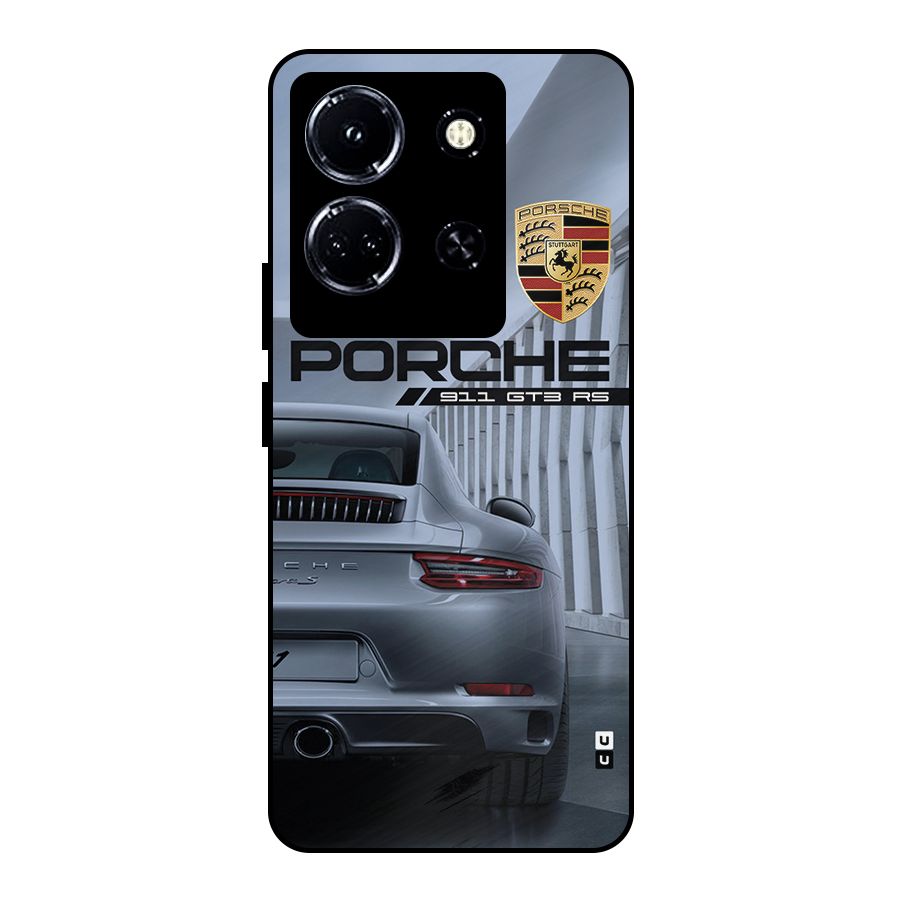 Classy Supercar Metal Back Case for Infinix Note 30 5G