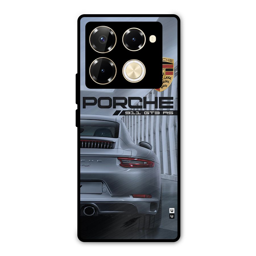 Classy Supercar Metal Back Case for Infinix Note 40 Pro