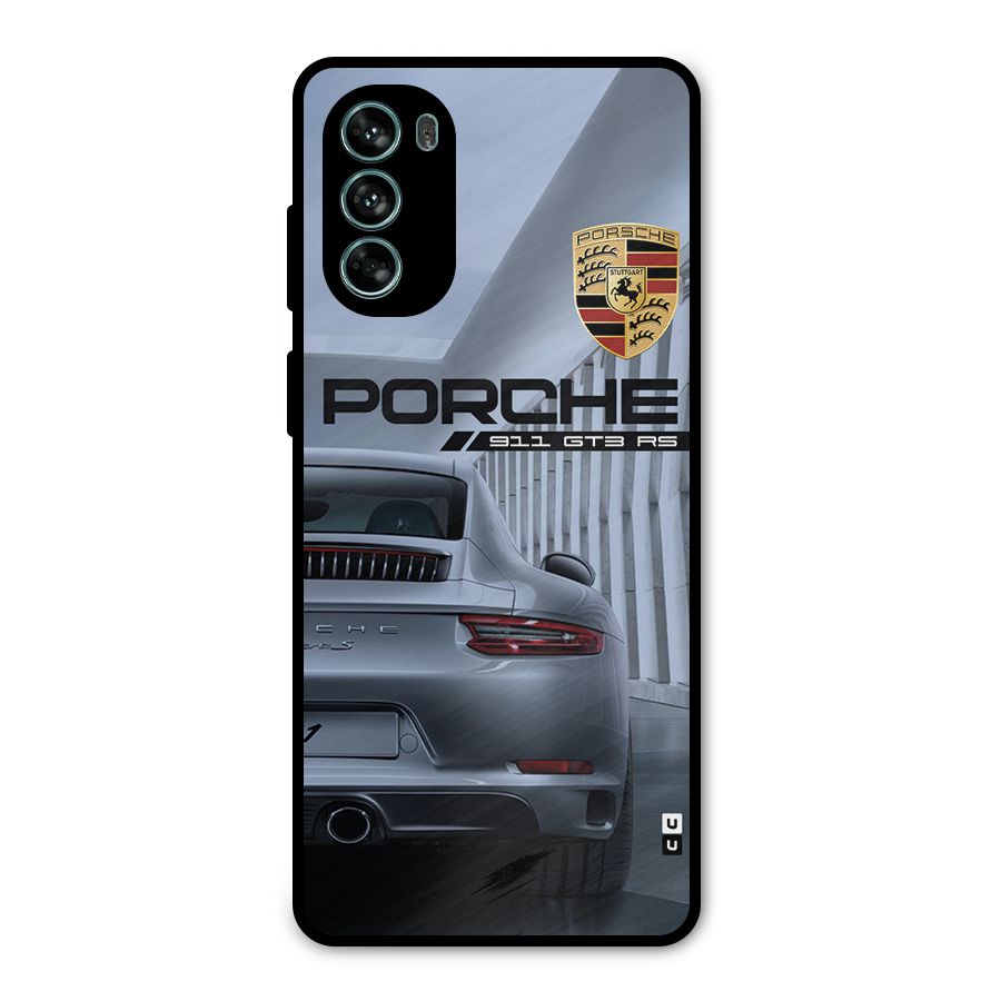 Classy Supercar Metal Back Case for Moto G62