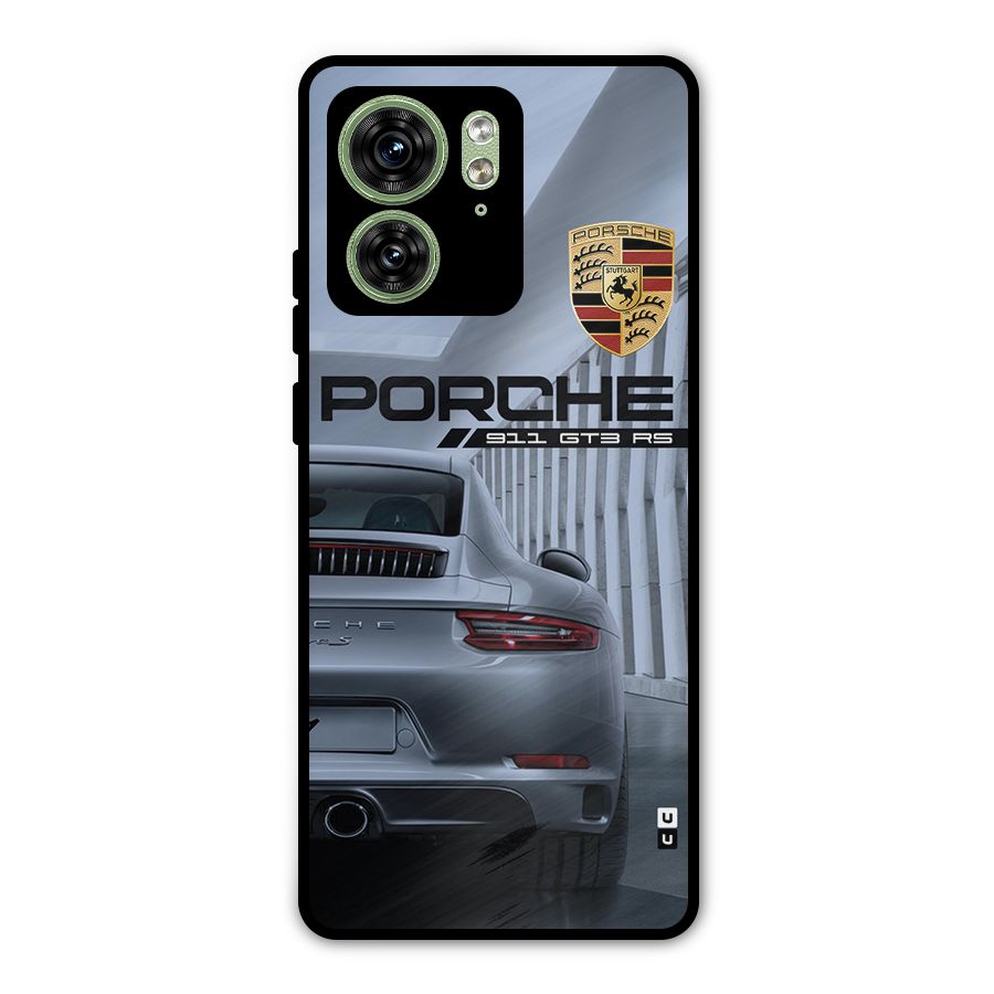 Classy Supercar Metal Back Case for Motorola Edge 40 5G