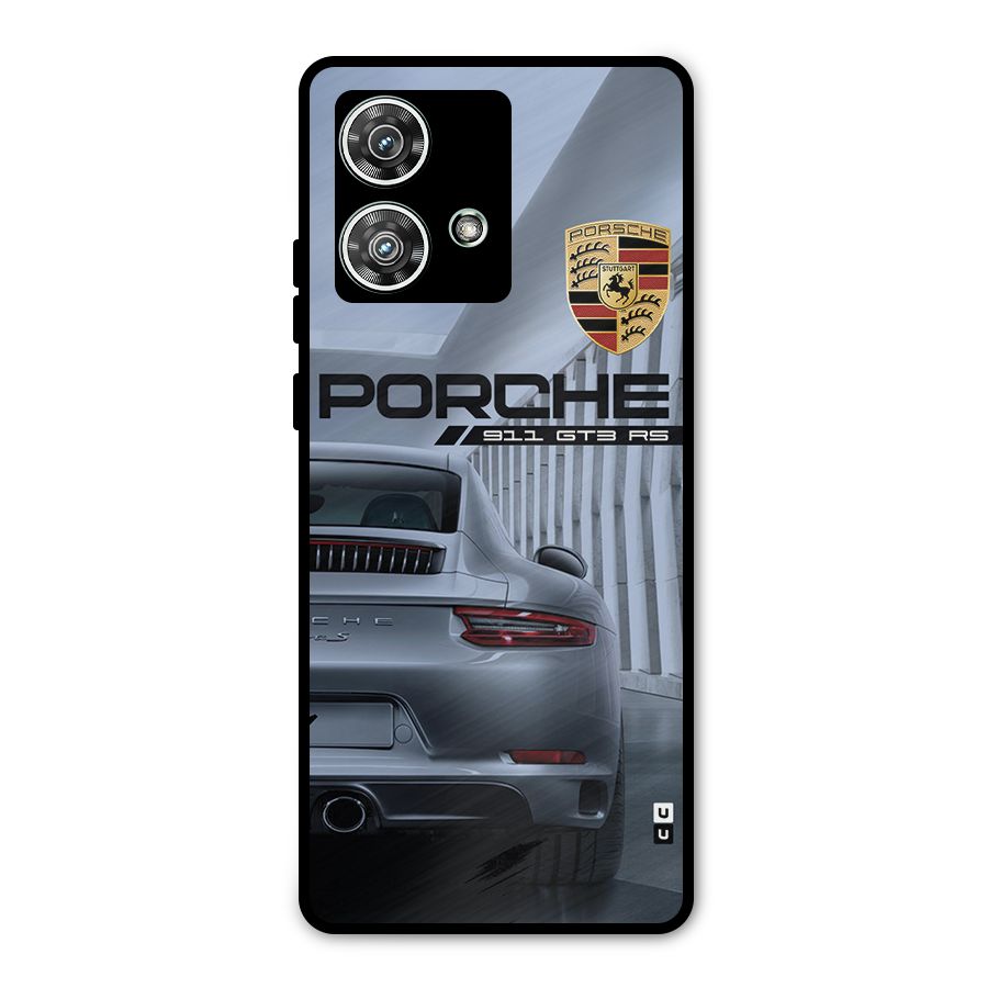 Classy Supercar Metal Back Case for Motorola Edge 40 Neo