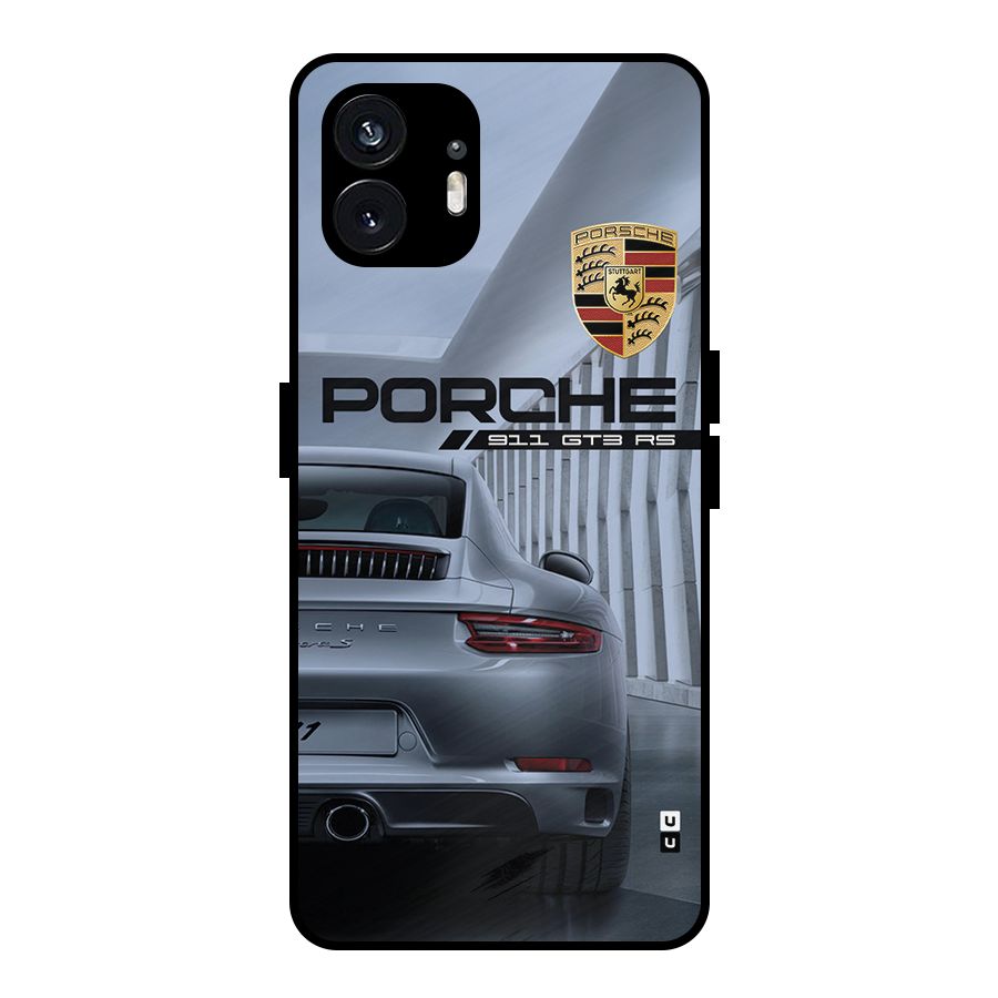 Classy Supercar Metal Back Case for Nothing Phone 2