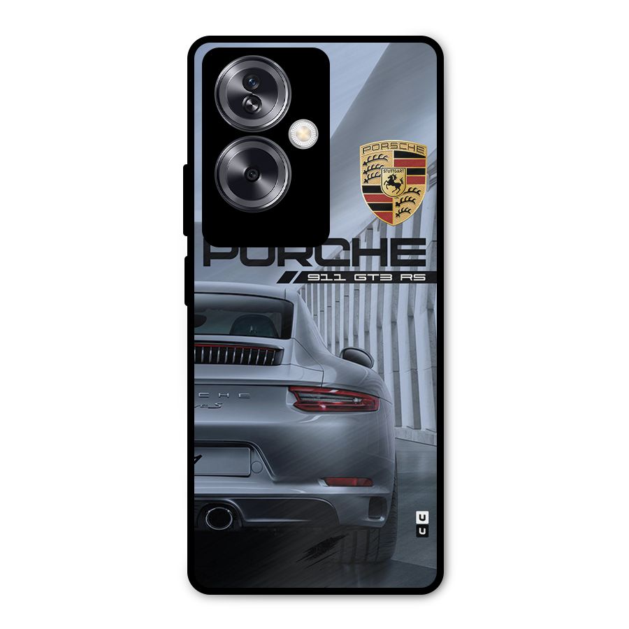 Classy Supercar Metal Back Case for Oppo A79 5G