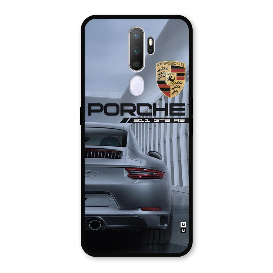 Classy Supercar Metal Back Case for Oppo A9 (2020)