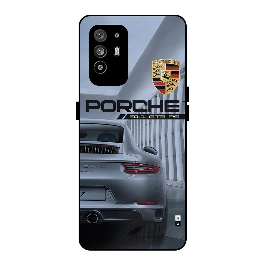 Classy Supercar Metal Back Case for Oppo F19 Pro Plus 5G