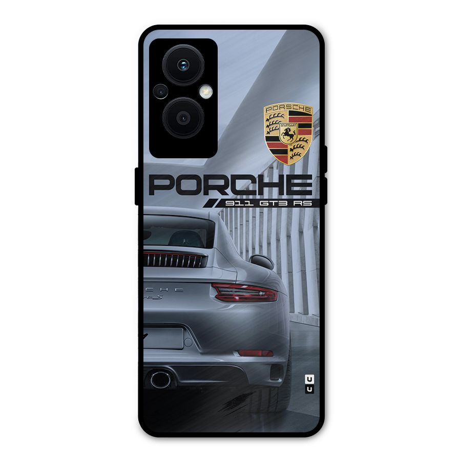 Classy Supercar Metal Back Case for Oppo F21 Pro 5G