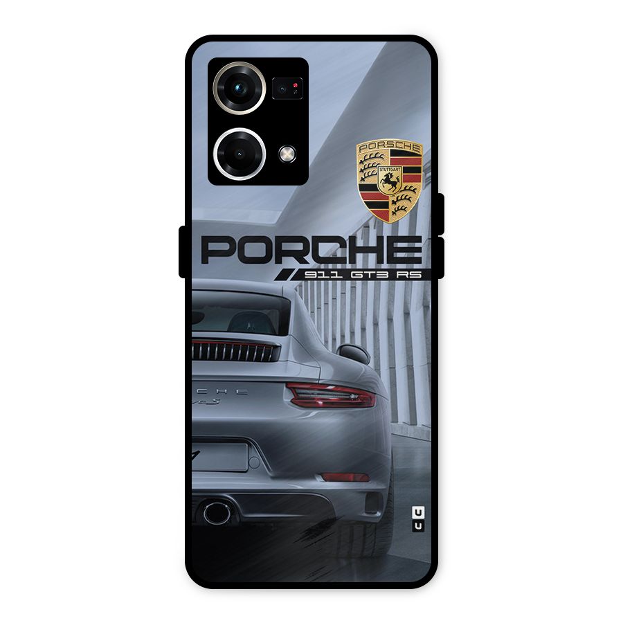 Classy Supercar Metal Back Case for Oppo F21s Pro 4G