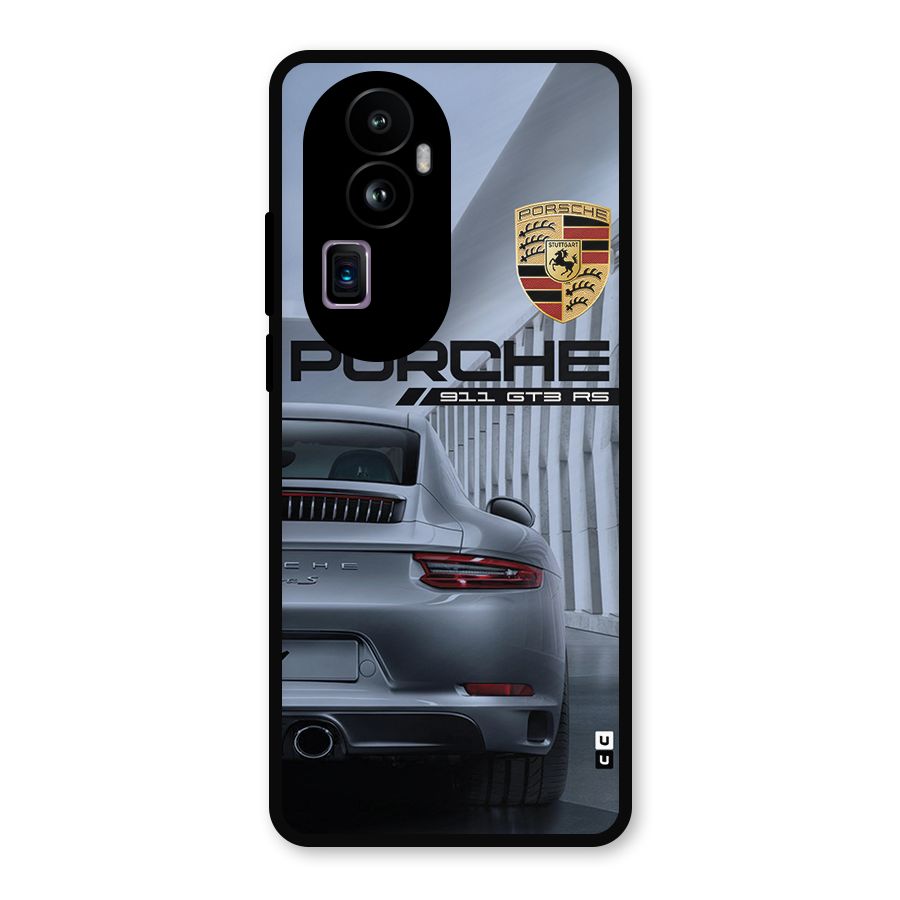 Classy Supercar Metal Back Case for Oppo Reno10 Pro Plus