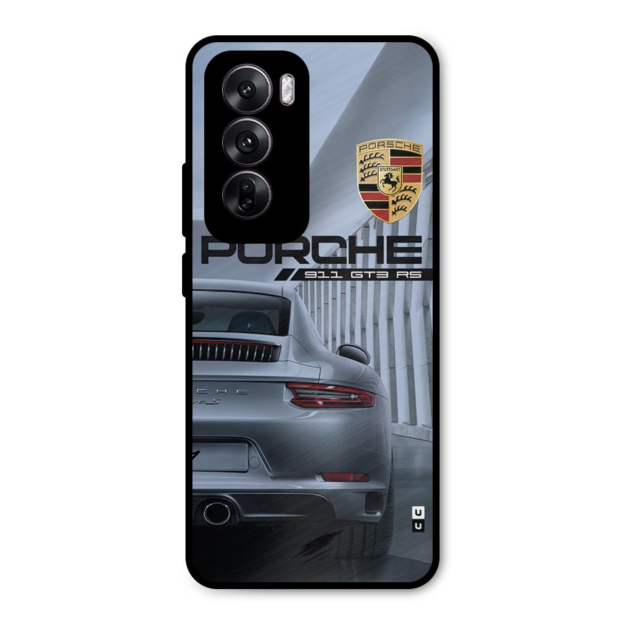 Classy Supercar Metal Back Case for Oppo Reno12