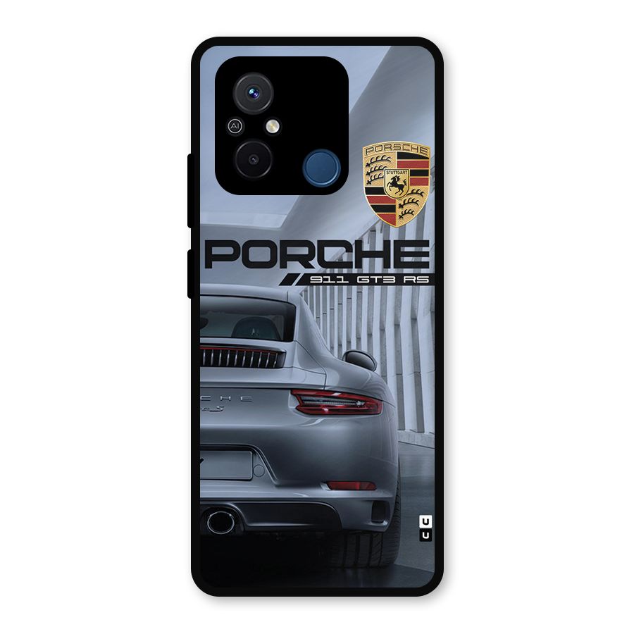 Classy Supercar Metal Back Case for Poco C55