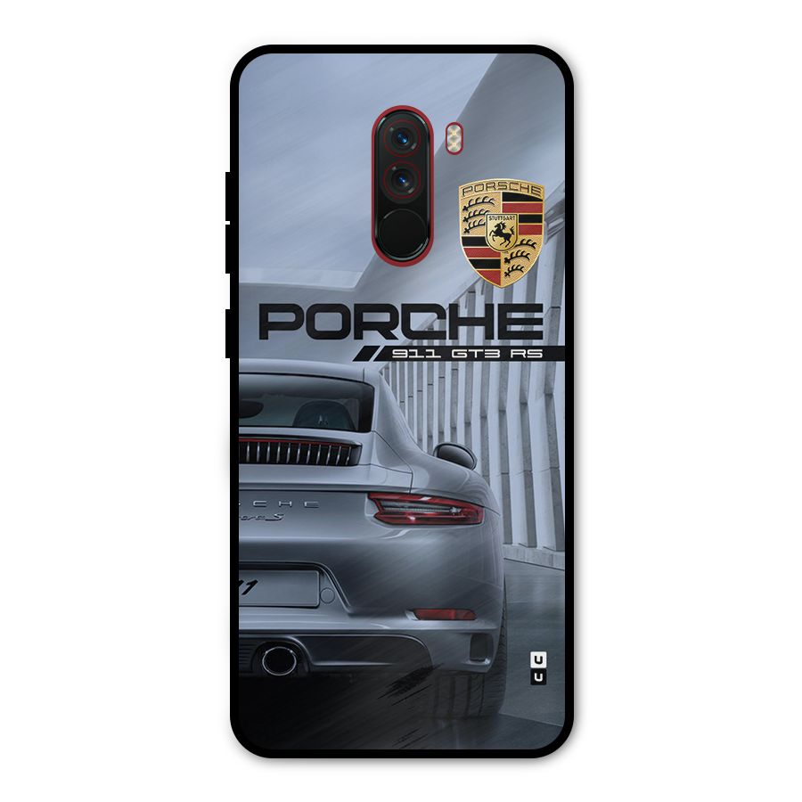 Classy Supercar Metal Back Case for Poco F1