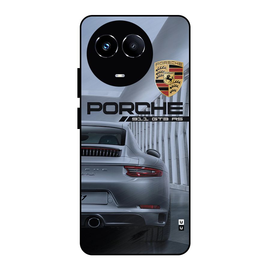 Classy Supercar Metal Back Case for Realme 11 5G