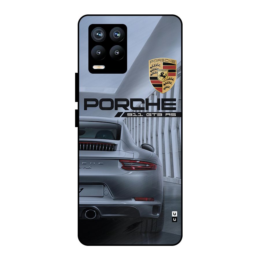 Classy Supercar Metal Back Case for Realme 8