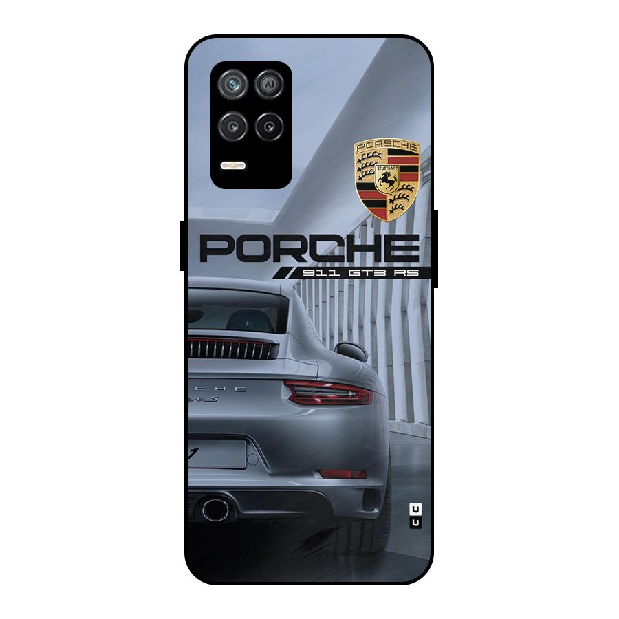 Classy Supercar Metal Back Case for Realme 8s 5G