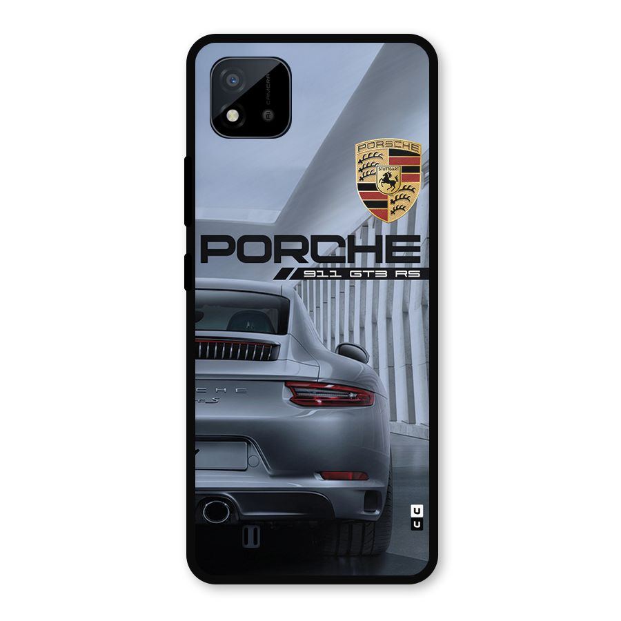 Classy Supercar Metal Back Case for Realme C11 2021