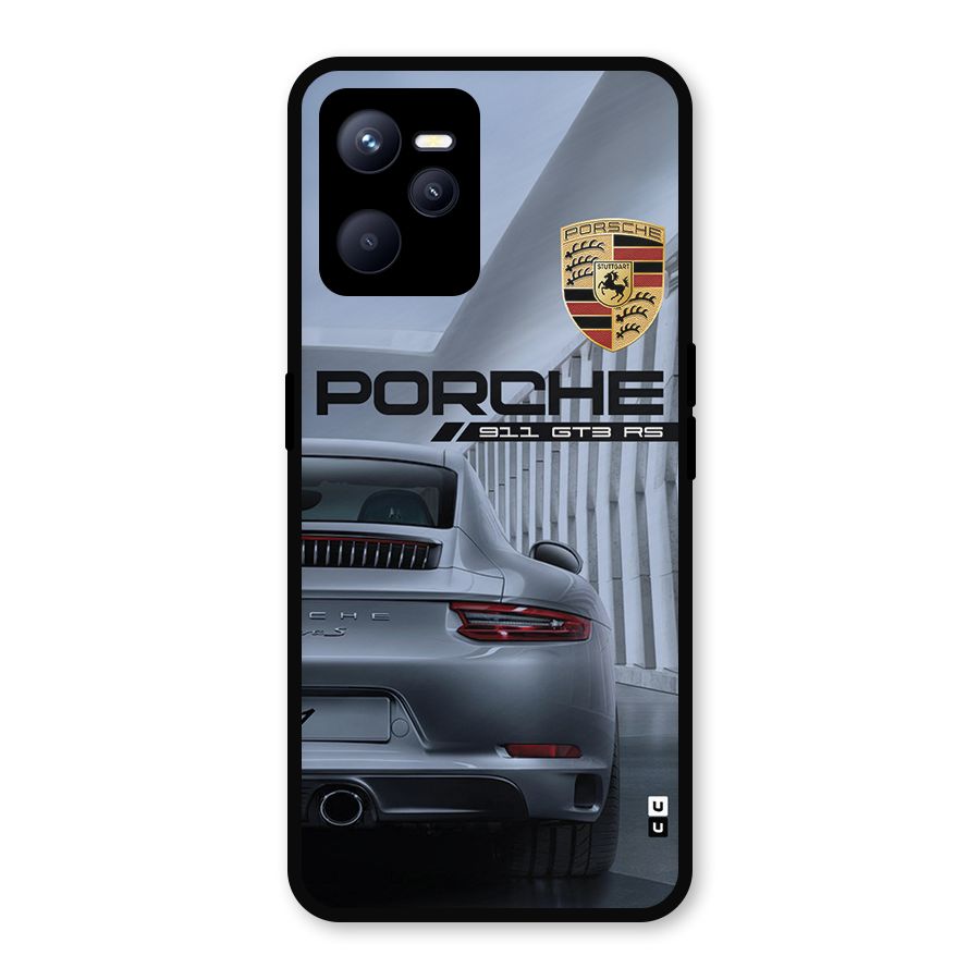 Classy Supercar Metal Back Case for Realme C35