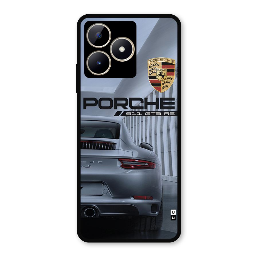 Classy Supercar Metal Back Case for Realme C53