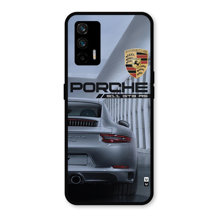 Classy Supercar Metal Back Case for Realme GT 5G