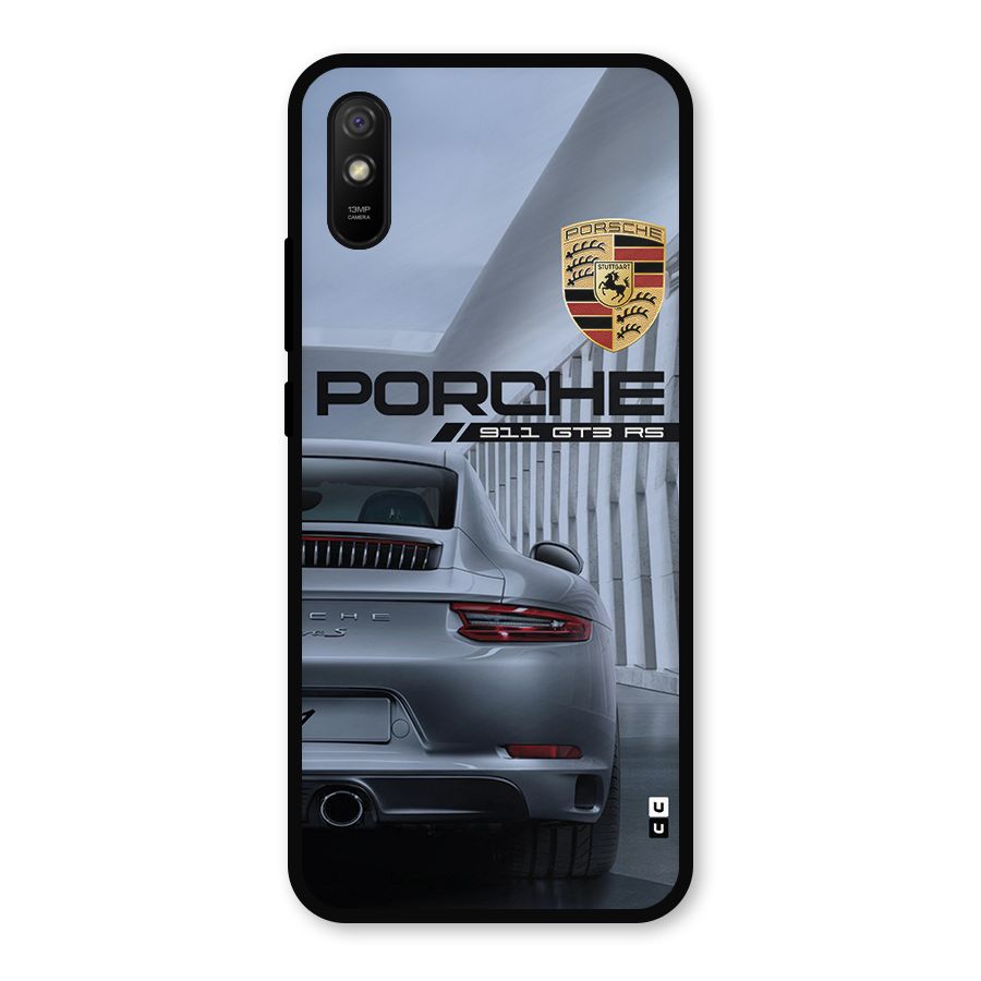 Classy Supercar Metal Back Case for Redmi 9a