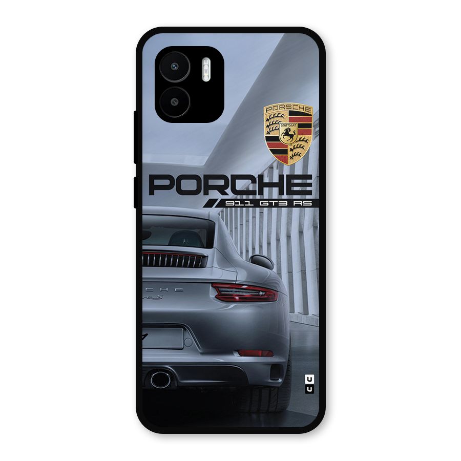 Classy Supercar Metal Back Case for Redmi A2