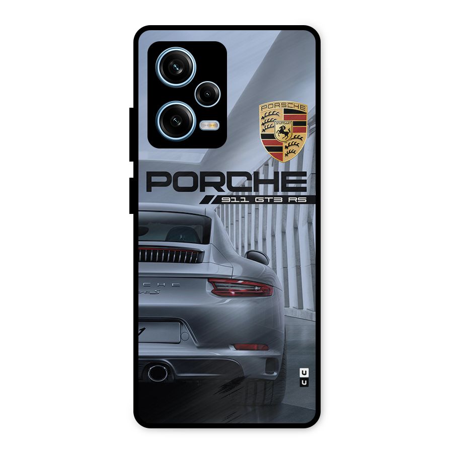 Classy Supercar Metal Back Case for Redmi Note 12 Pro
