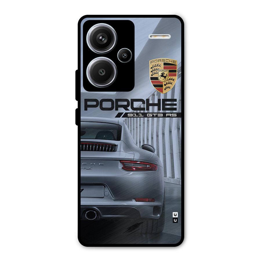 Classy Supercar Metal Back Case for Redmi Note 13 Pro Plus