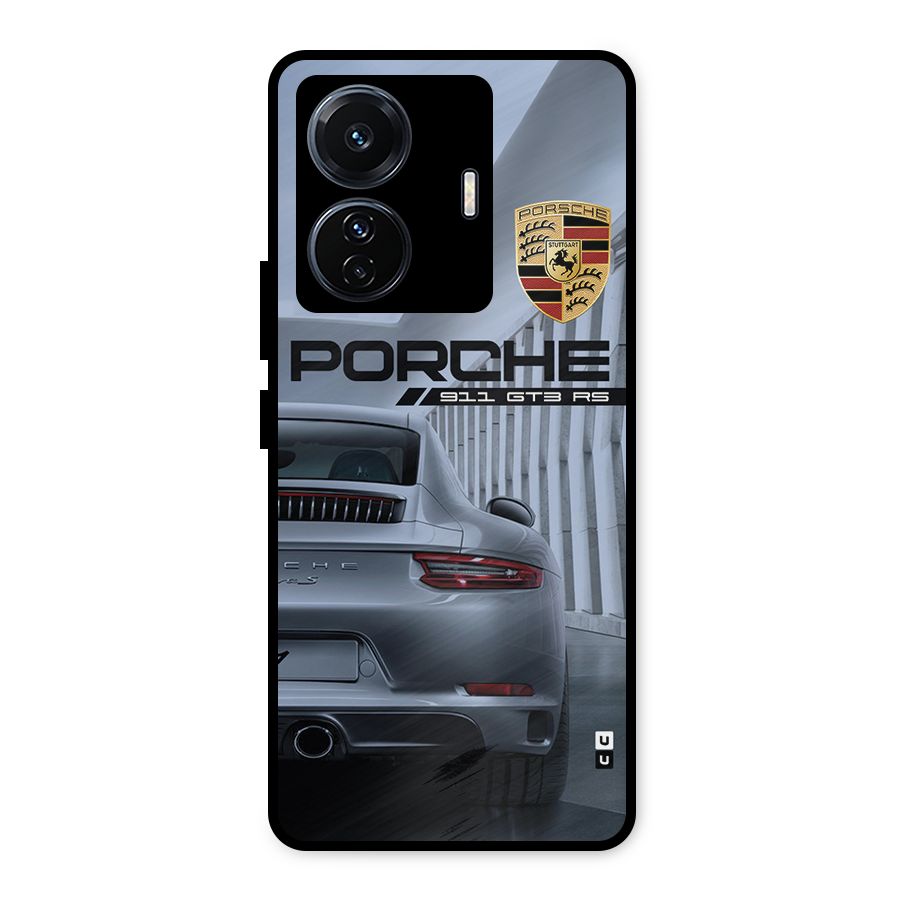 Classy Supercar Metal Back Case for Vivo T1 Pro