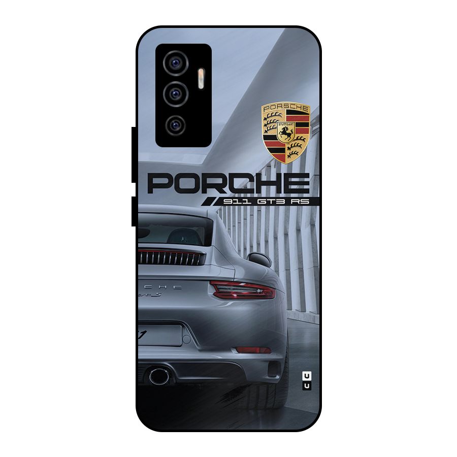 Classy Supercar Metal Back Case for Vivo V23e