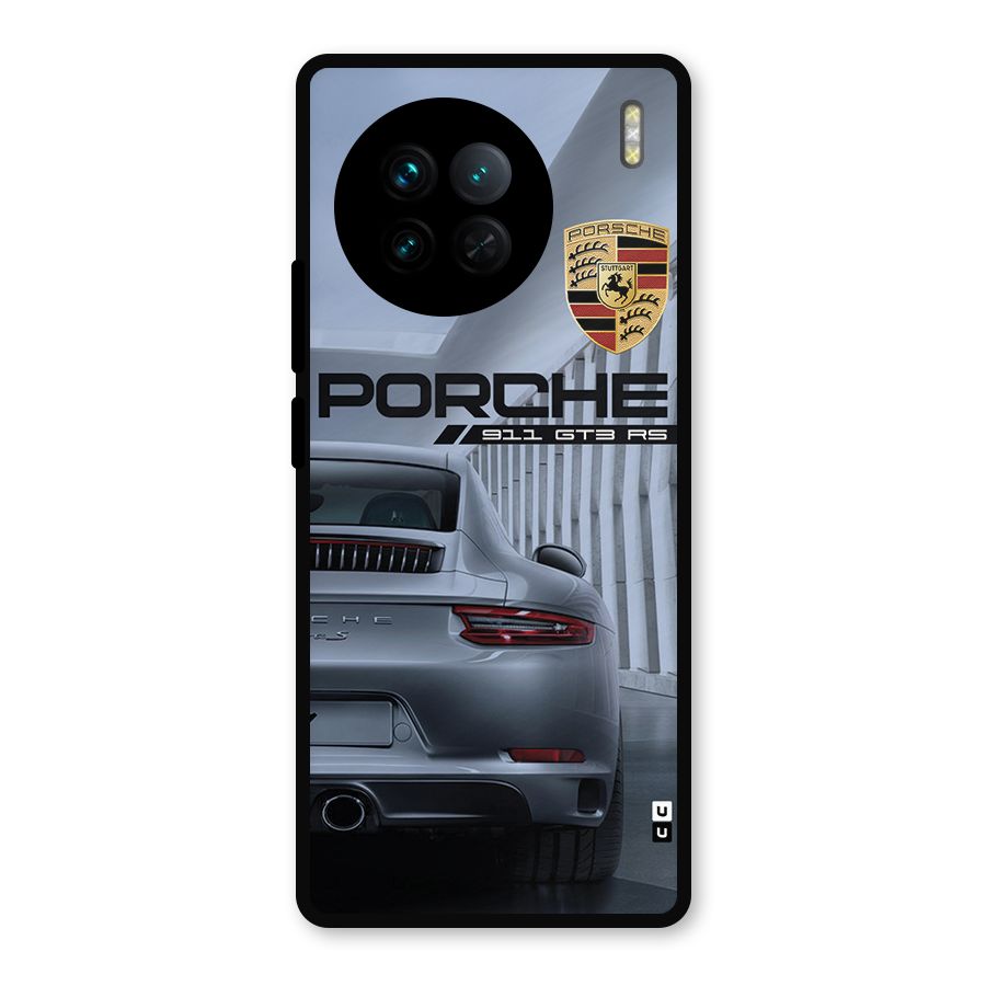 Classy Supercar Metal Back Case for Vivo X90