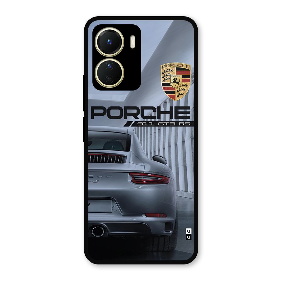 Classy Supercar Metal Back Case for Vivo Y16