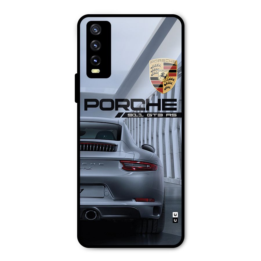 Classy Supercar Metal Back Case for Vivo Y20