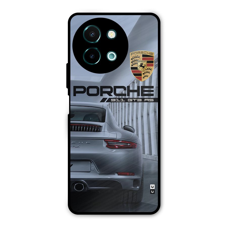 Classy Supercar Metal Back Case for Vivo Y58