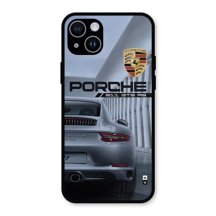 Classy Supercar Metal Back Case for iPhone 14