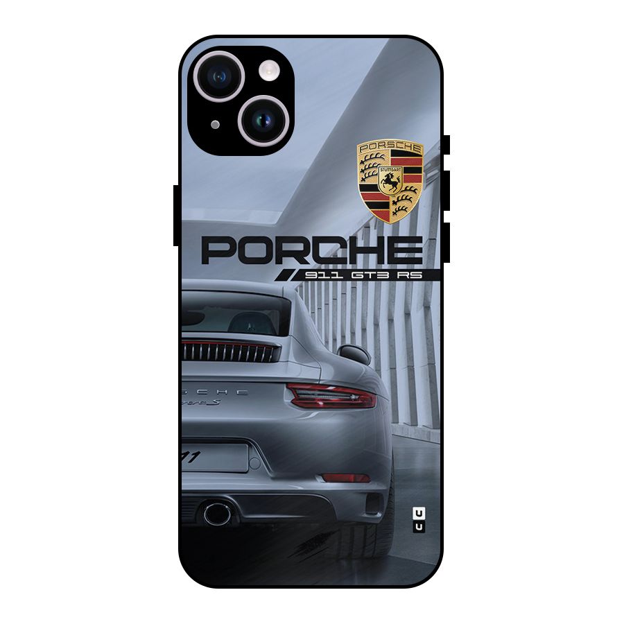 Classy Supercar Metal Back Case for iPhone 14 Plus