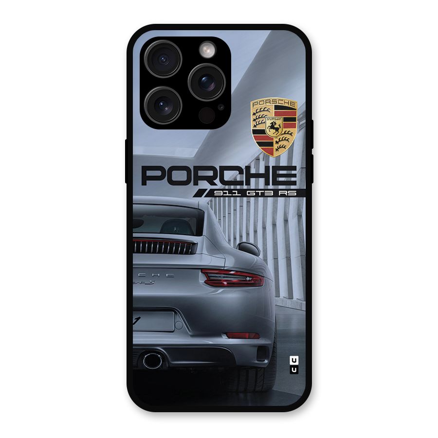 Classy Supercar Metal Back Case for iPhone 15 Pro Max
